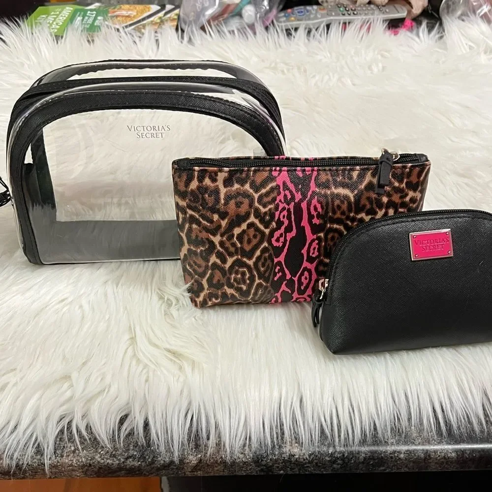 Victoria’s Secret trio make up cosmetic bags set